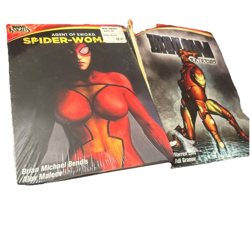 Marvel Knights: Iron Man - Extremis & Agent of S.w.o.r.d. spider-woman DVDs (2)